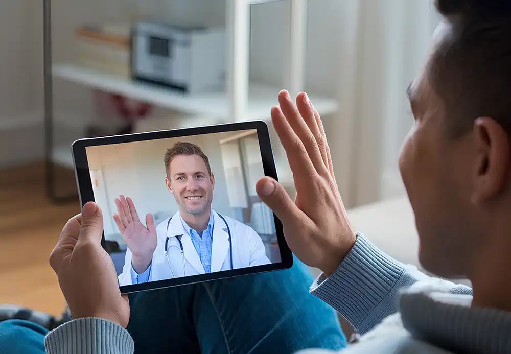 Profesional de la salud con presencia online establecida